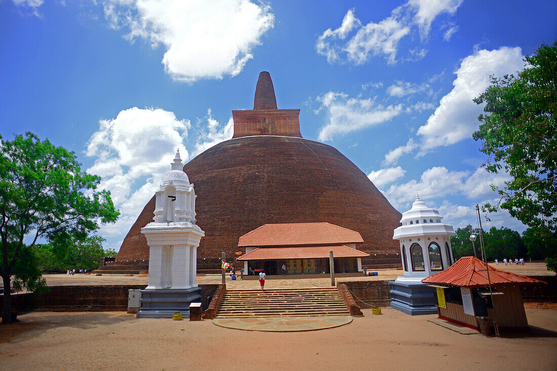 Abhayagiri Buddhist Monastery in Anuradhapura, Sri Lanka