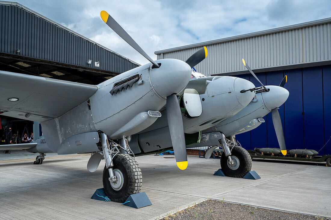 Dehaviland Mosquito twin engine British WWII fighter bomber