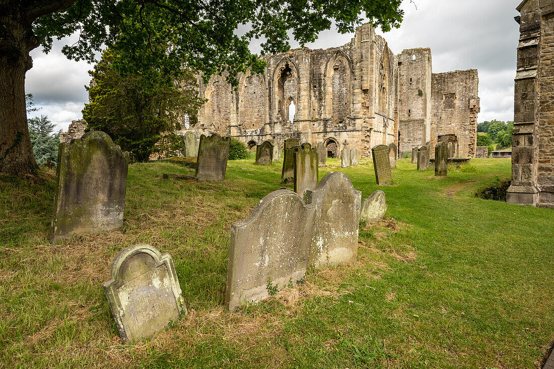 Friedhof Easby Abbey England
