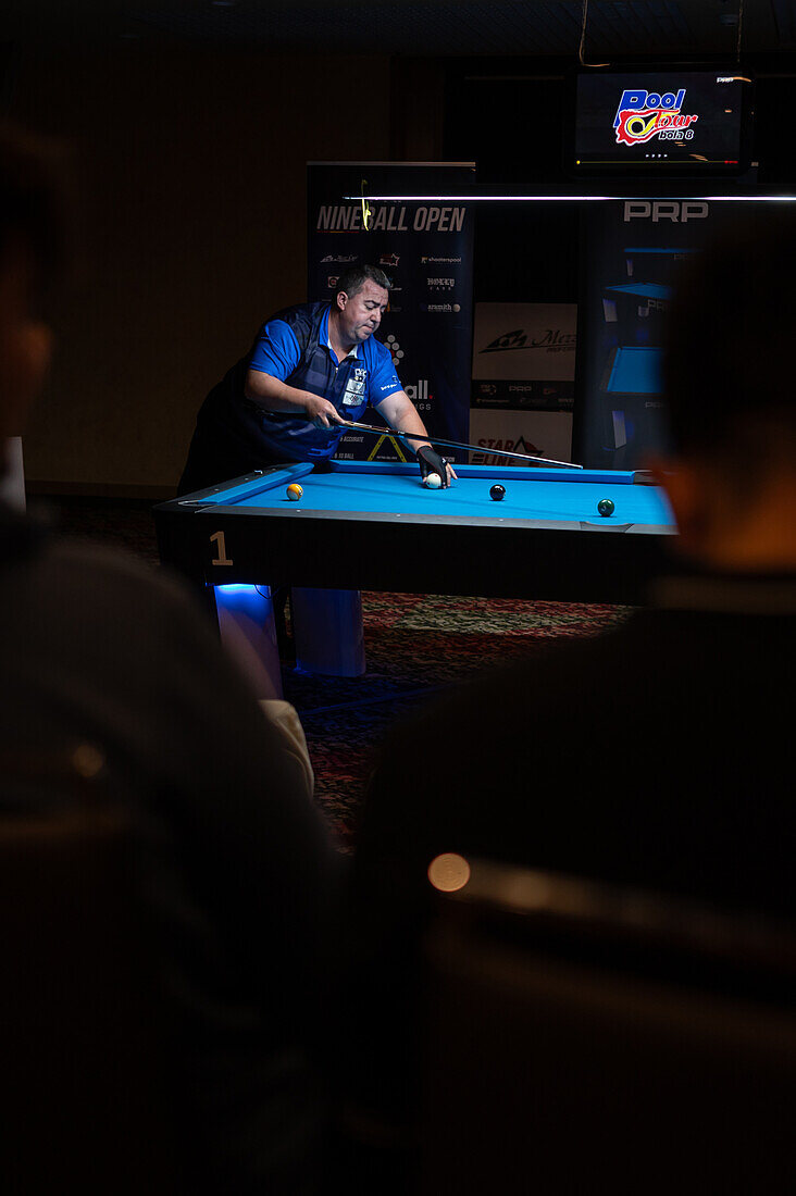 8-ball Pool Tour national competition in Boston Hotel, Zaragoza, Spain