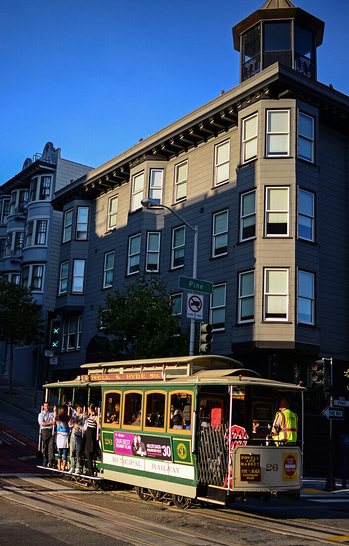 San Francisco cable car system is the world's last manually operated cable car system.