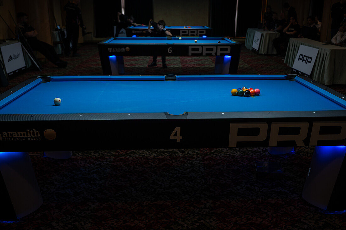 8-ball Pool Tour national competition in Boston Hotel, Zaragoza, Spain