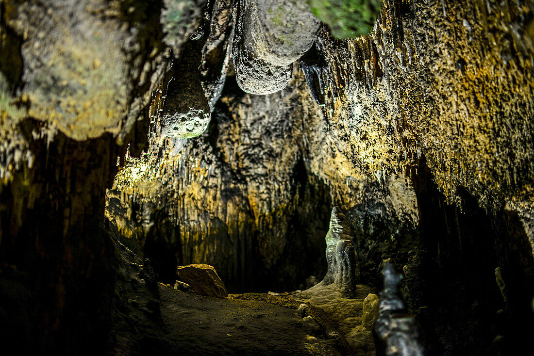 Höhlen der Kunst (Coves díArtr) in der Gemeinde Capdepera, im Nordosten der Insel Mallorca, Spanien