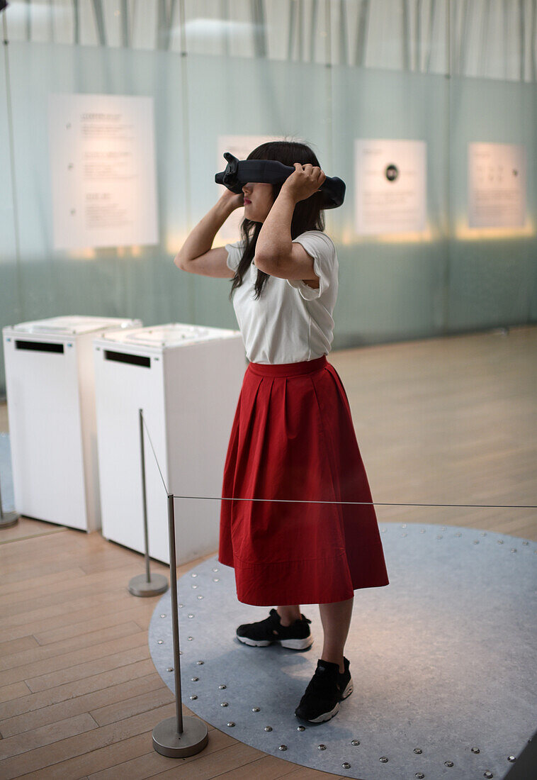 Sight project exhibited in 21st Century Museum of Contemporary Art, Kanazawa, Japan