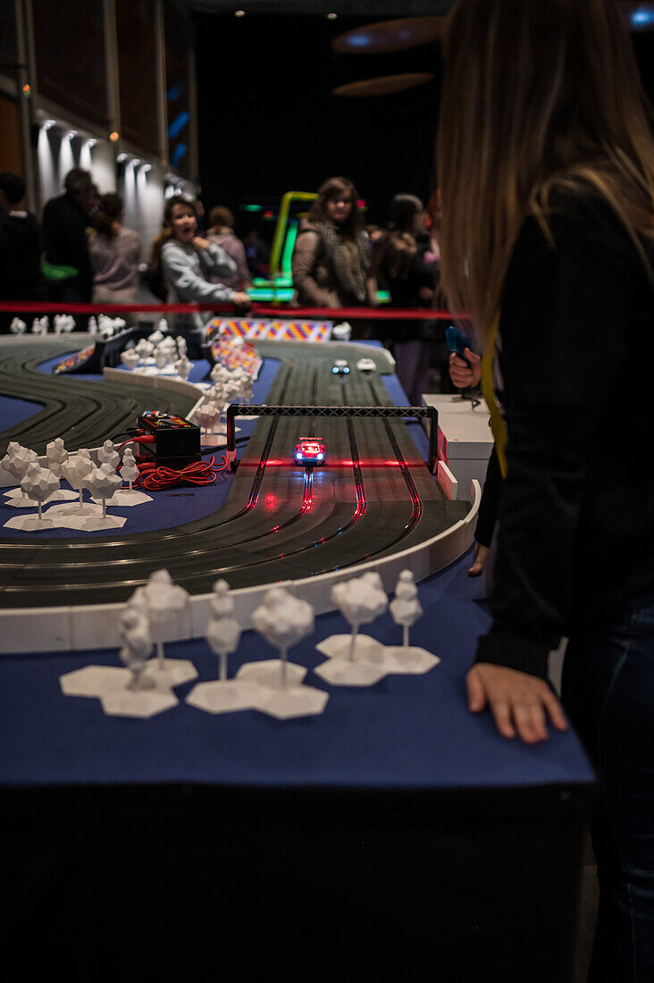 Retro Gamer 2023, an event where visitors can enjoy more than 100 original arcade machines emulating large arcades that transport you to the 80s, Zaragoza, Spain