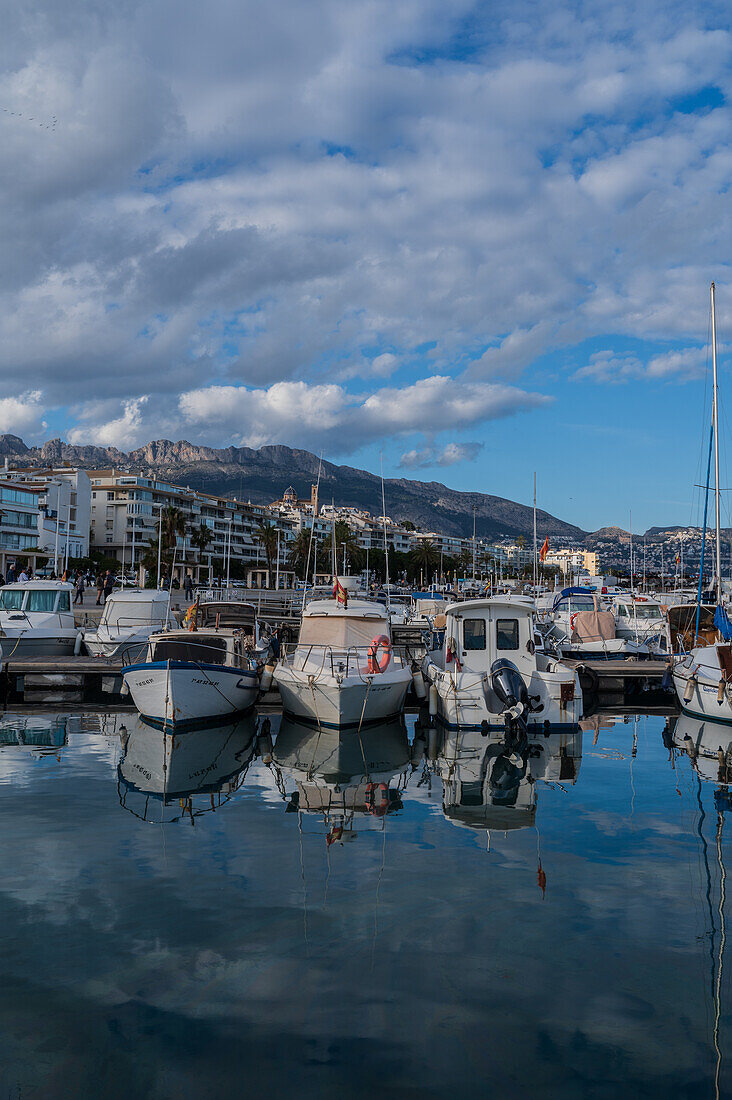 Sports port of Altea, Alicante, Spain