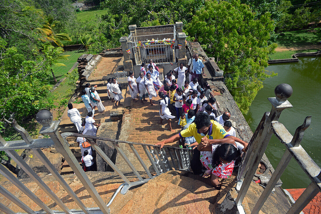 Isurumuniya, Buddhist temple situated near to the Tissa Wewa (Tisa tank), Anuradhapura.