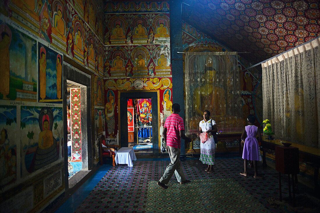 Buddhistischer Tempel Yatagala Raja Maha Viharaya, Unawatuna, Sri Lanka