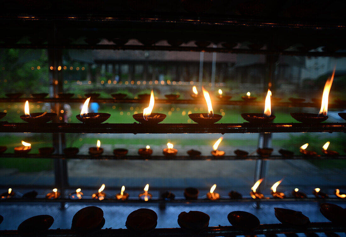 Temple of the Sacred Tooth Relic in Kandy, Sri Lanka