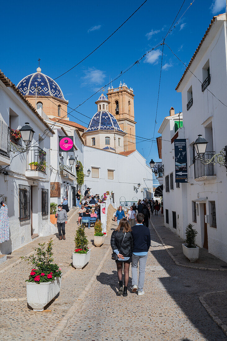 Altstadt von Altea, Alicante, Spanien