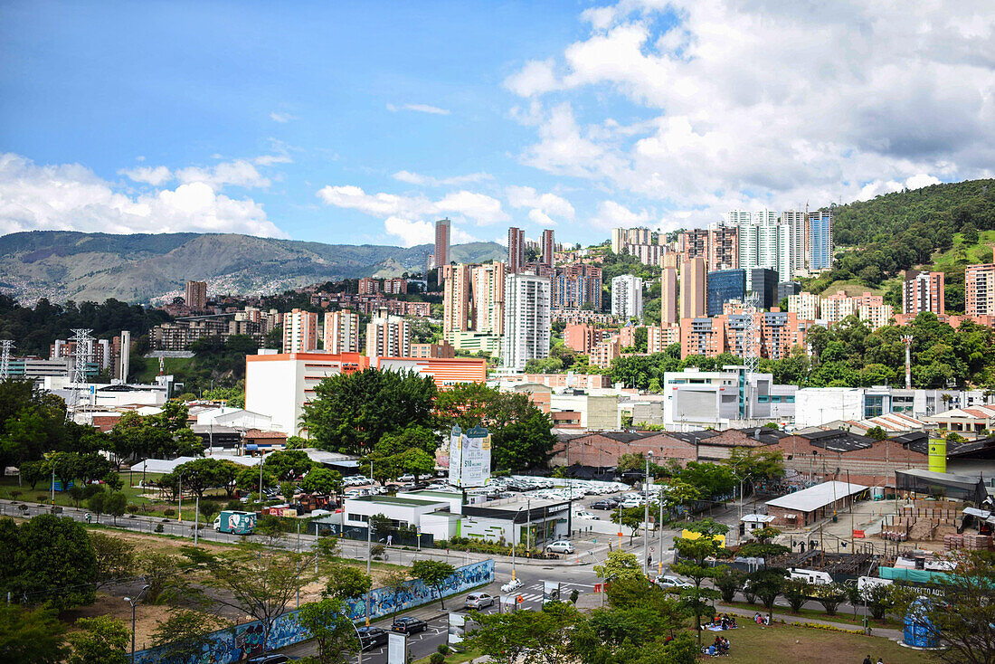 View of Medellin from The Museum of Modern Art (MAMM)