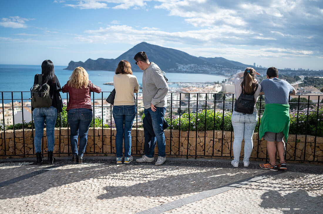 Beautiful view of Altea, Alicante Spain