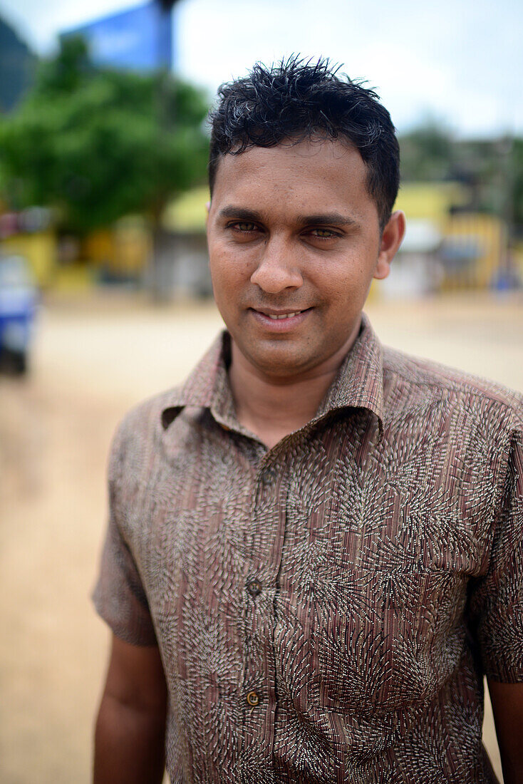 Portrait of young man of Sri Lanka