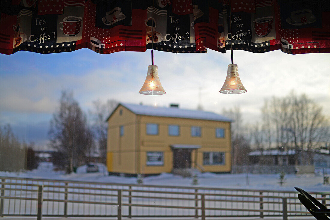 Cafe in Ivalo, Finland