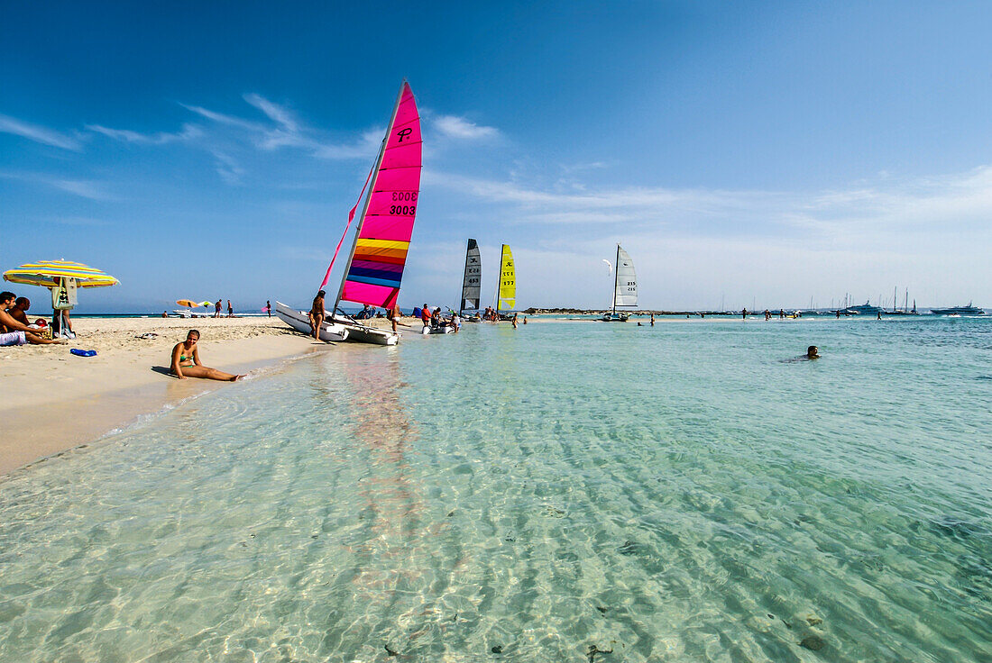 Espalmador, a small island located in the North of Formentera, Balearic Islands, Spain