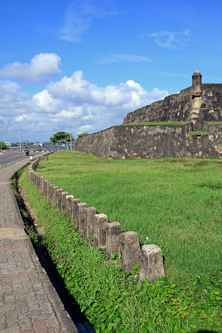 Galle Fort, UNESCO World Heritage Site in the Bay of Galle on southwest coast of Sri Lanka.