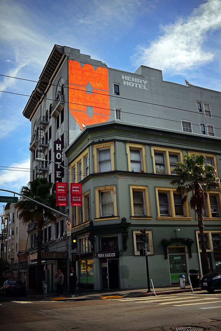 Gebäude des Henry Hotels in San Francisco, Kalifornien