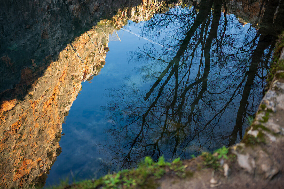 Naturpark Monasterio de Piedra, rund um das Monasterio de Piedra (Steinkloster) in Nuevalos, Zaragoza, Spanien