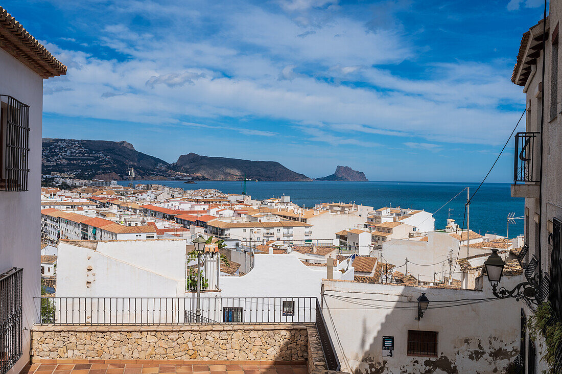 Beautiful view of Altea, Alicante Spain