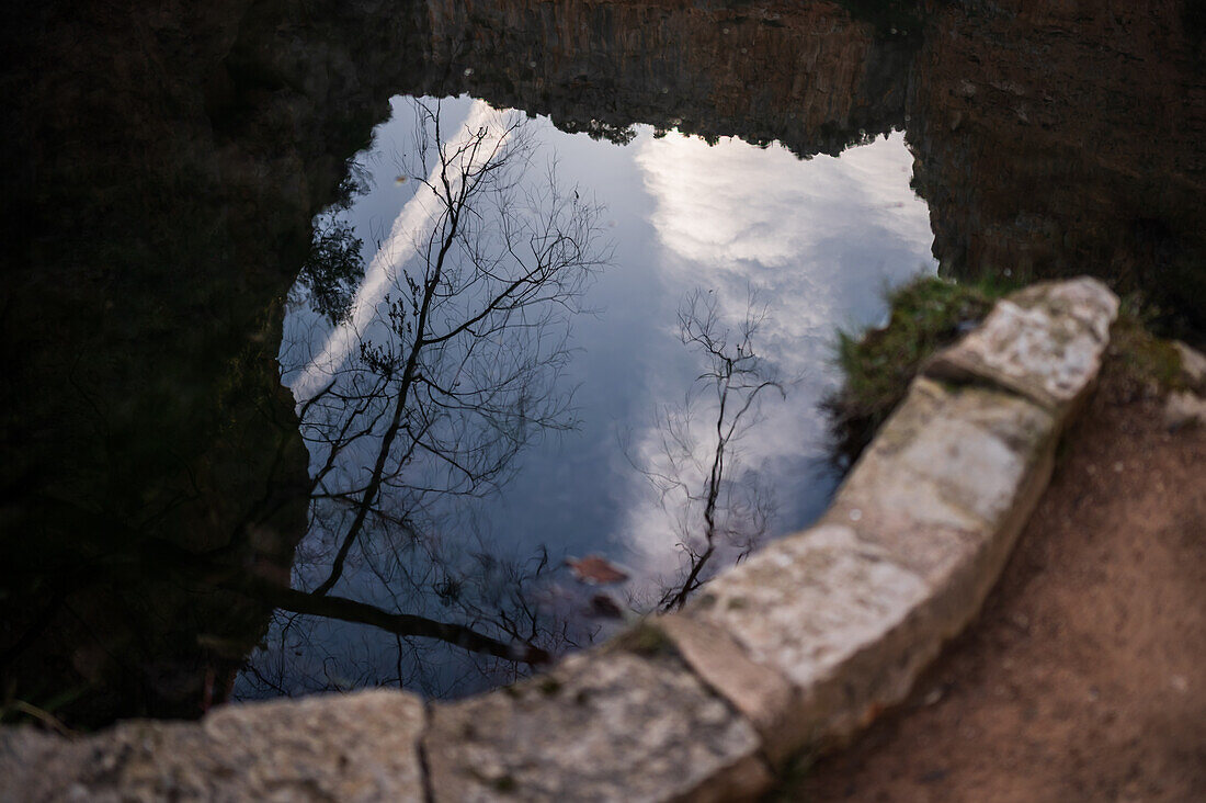 Naturpark Monasterio de Piedra, rund um das Monasterio de Piedra (Steinkloster) in Nuevalos, Zaragoza, Spanien