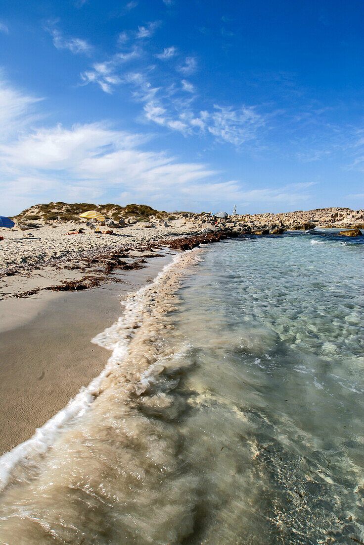 Beach of Formentera, Balearic Islands, Spain