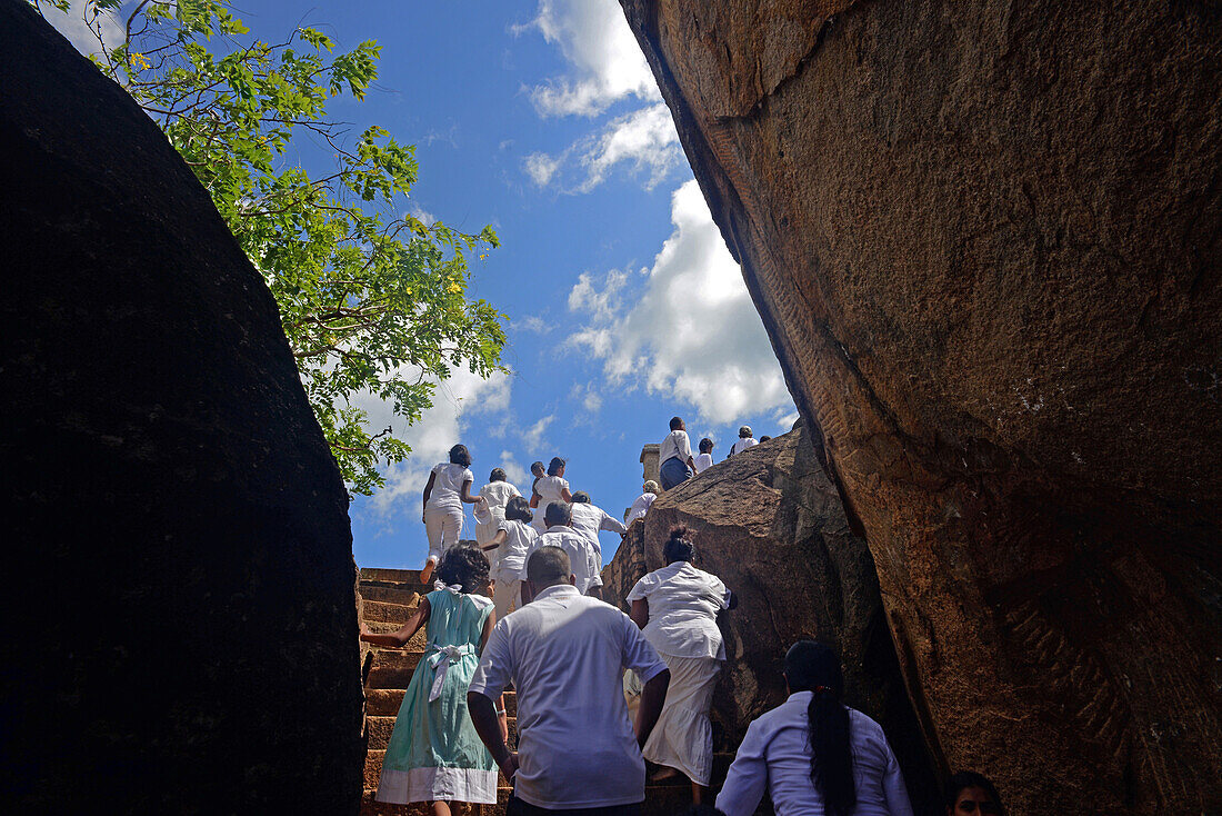 Isurumuniya, buddhistischer Tempel in der Nähe des Tissa Wewa (Tisa-Tank), Anuradhapura