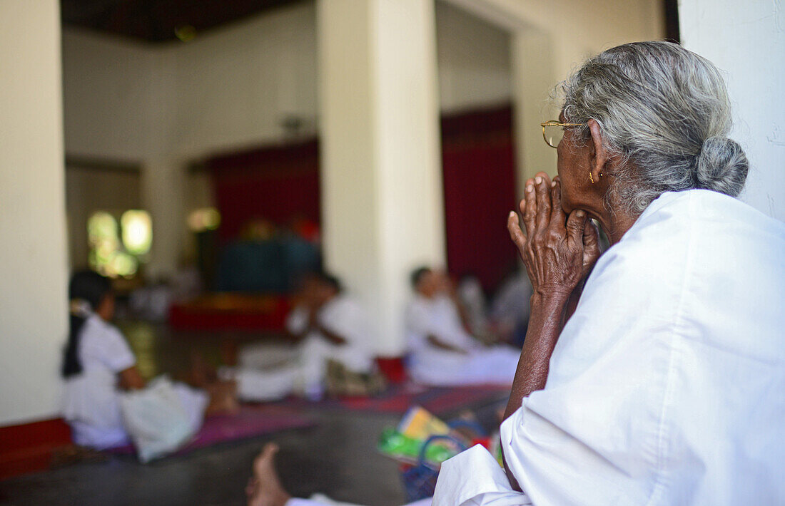 Buddhistischer Tempel Yatagala Raja Maha Viharaya, Unawatuna, Sri Lanka