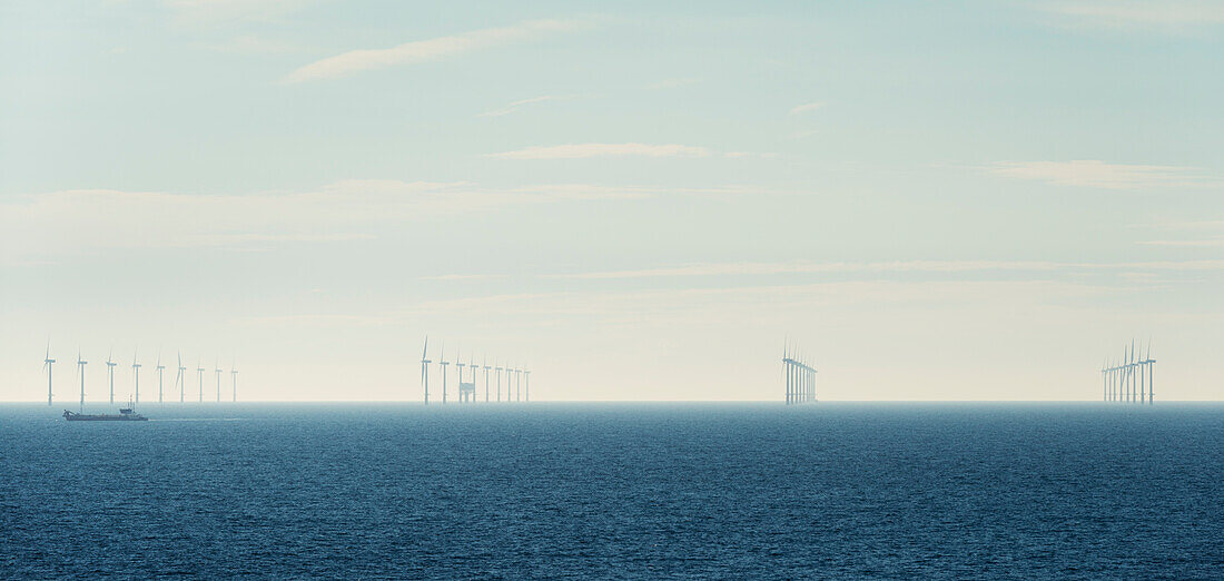 Offshore windfarm on North Sea