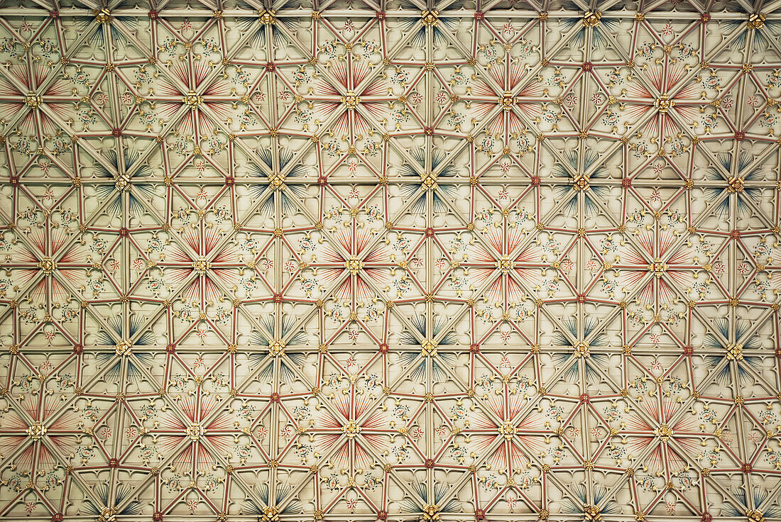 Chapter House Ceiling; Canterbury, Kent, England