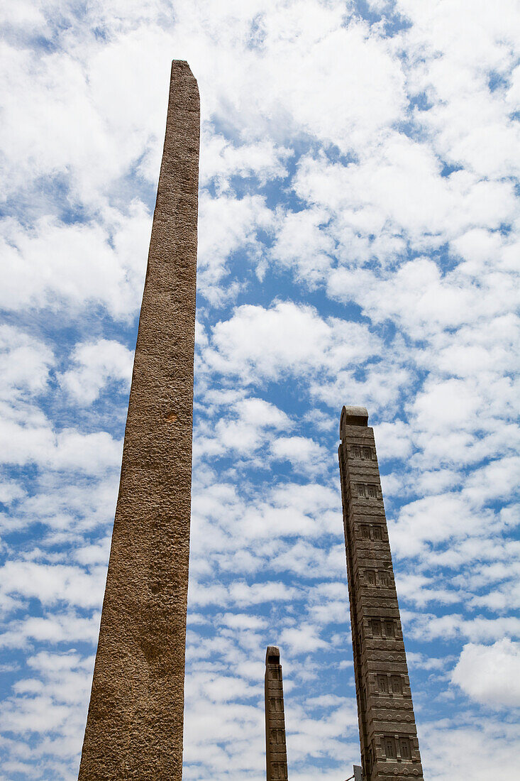 Axum bei der Kirche Unserer Lieben Frau Maria von Zion; Tigray, Äthiopien