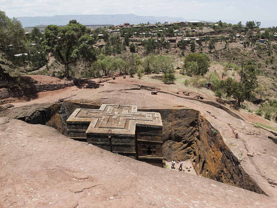 St. Georgs Felsenkirche; Lalibela, Region Asmara, Äthiopien.