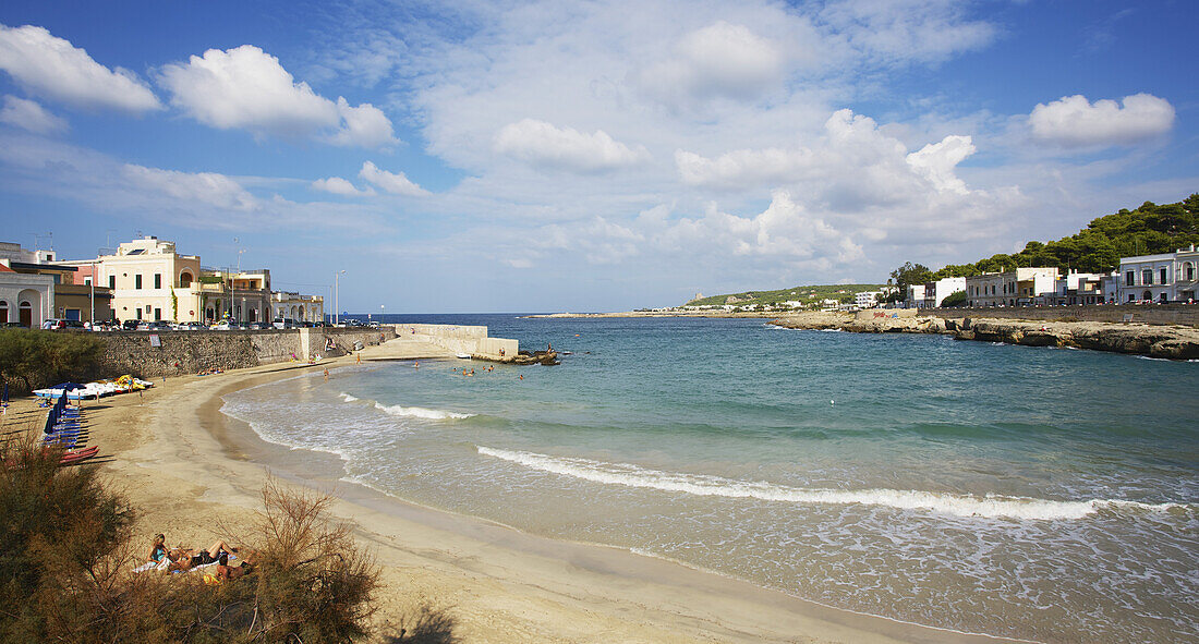 Santa Maria Al Bagno Town Beach; Salento, Puglia, Italy