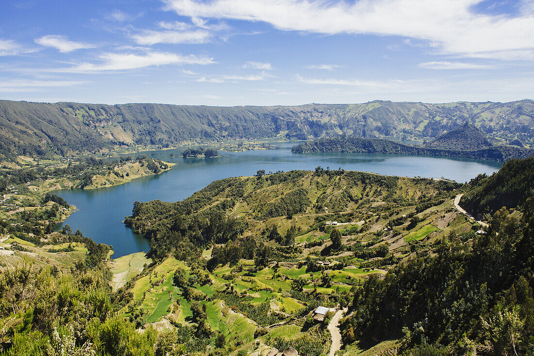 Wenchi-Krater und See, westlich von Addis Abeba; Äthiopien
