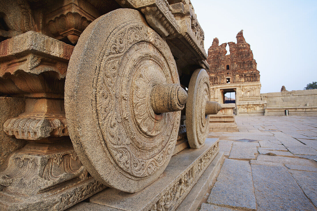 Vijayanagara-Ruinen, Vittala-Tempel; Hampi, Karnataka, Indien