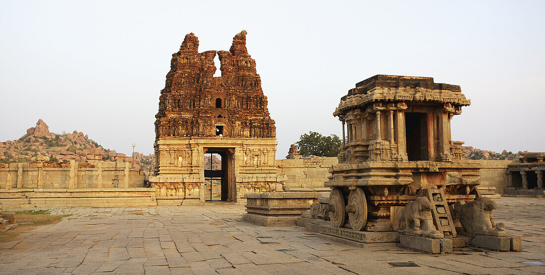 Vijayanagara-Ruinen, Vittala-Tempel; Hampi, Karnataka, Indien
