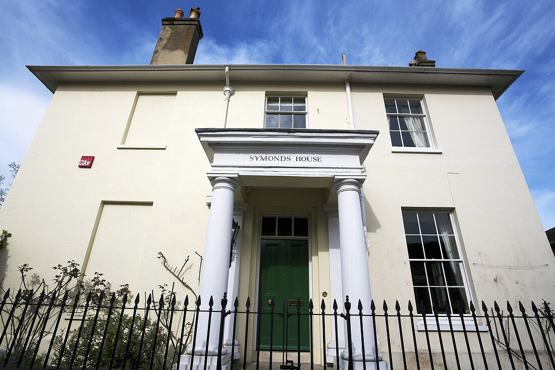 Symonds House With Georgian Architecture; Winchester, Hampshire, England