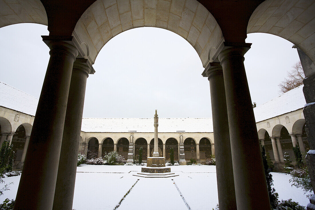 The War Cloister At Winchester College; Winchester, Hampshire, England