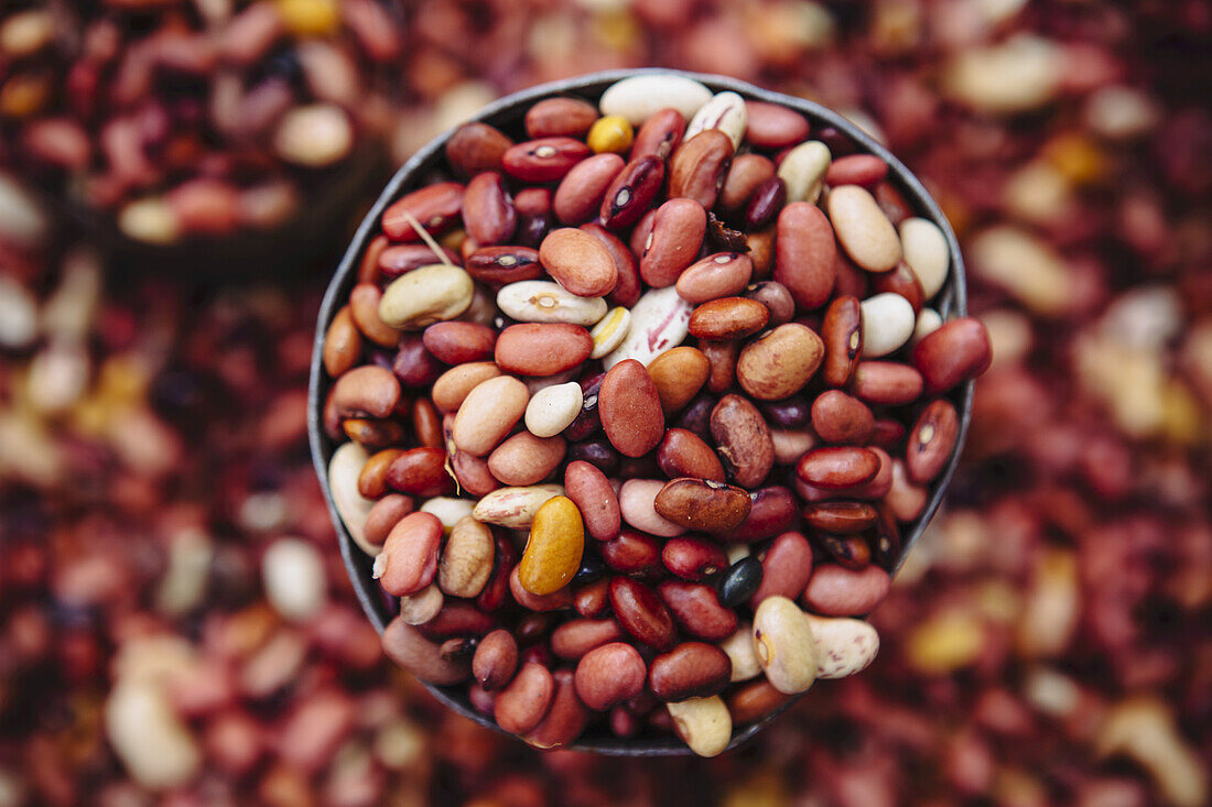 Beans For Sale In The Old City Of Harar In Eastern Ethiopia; Harar, Ethiopia