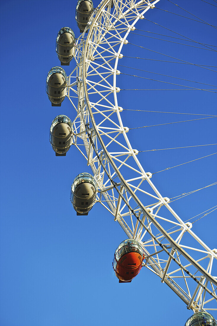 The London Eye Ferris Wheel; London, England