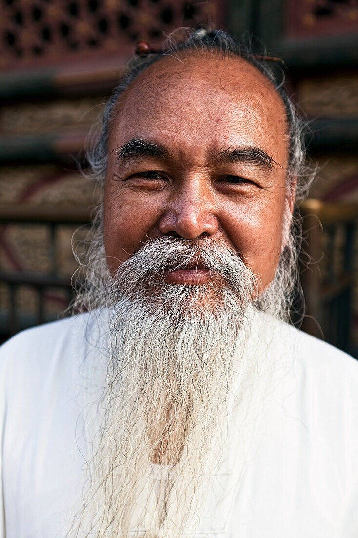 Gentleman With Fantastic Beard; Beijing, China