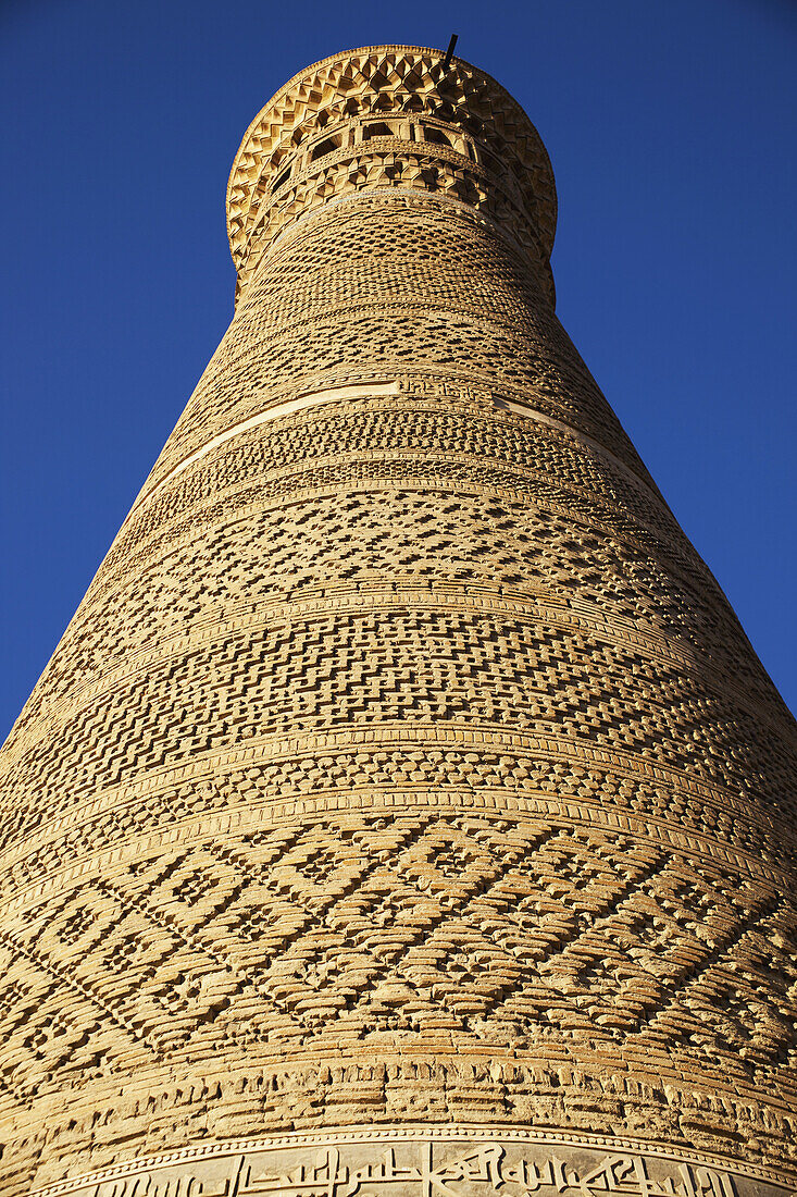 Kalon-Minarett, Poi Kalon-Komplex, Altstadt; Buchara, Usbekistan.