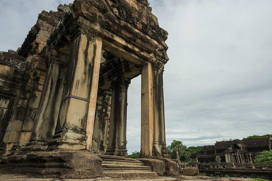 The Most Impressive Temple Of Angkor, Built By The King Suryavarman Ii In The 12th Century Dedicated To Vishnu; Siem Reap, Cambodia