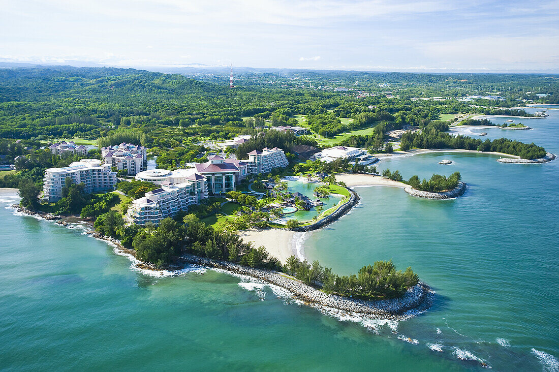 Luftaufnahme des Empire Hotel und Country Club; Bandar Seri Begawan, Brunei