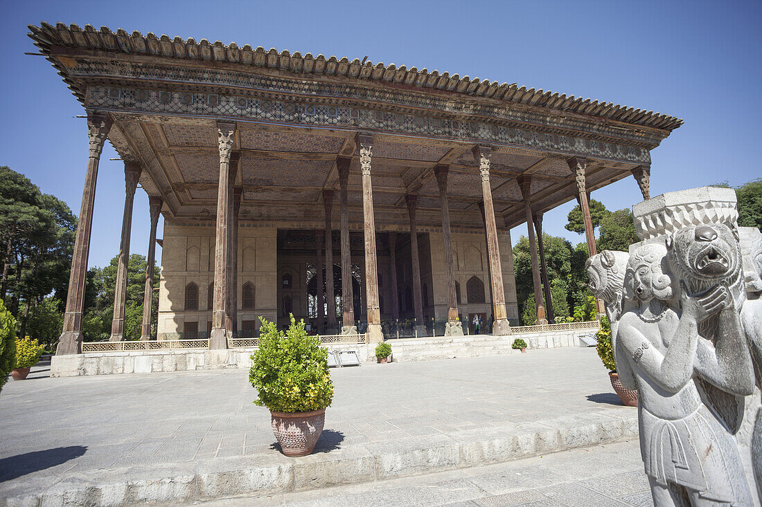 Entrance Hall (Talar), Chehel Sotun Palace; Isfahan, Iran