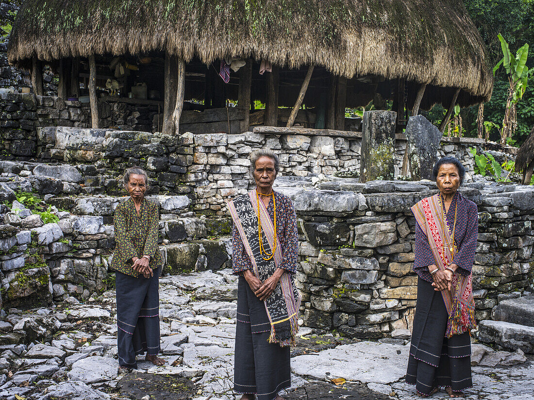 Timorese Women At Liurai Village; Timor-Leste