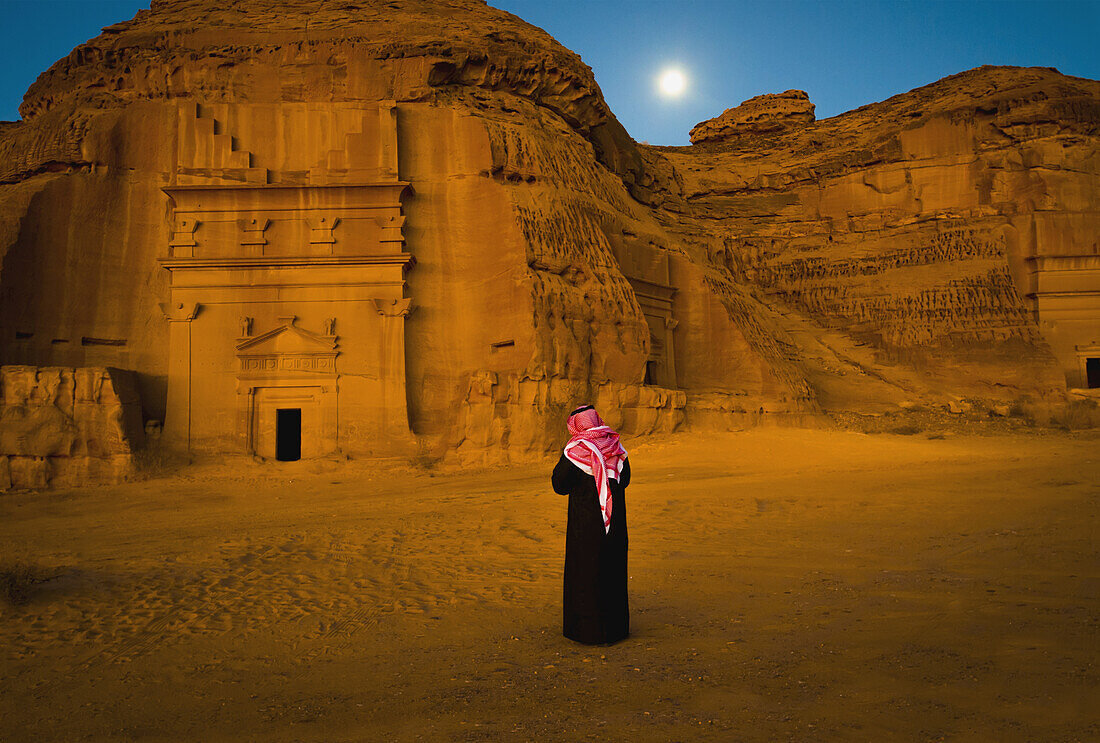 Vorislamische archäologische Stätte; Madain Saleh, Saudi-Arabien