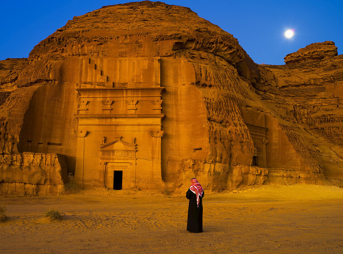 Vorislamische archäologische Stätte; Madain Saleh, Saudi-Arabien