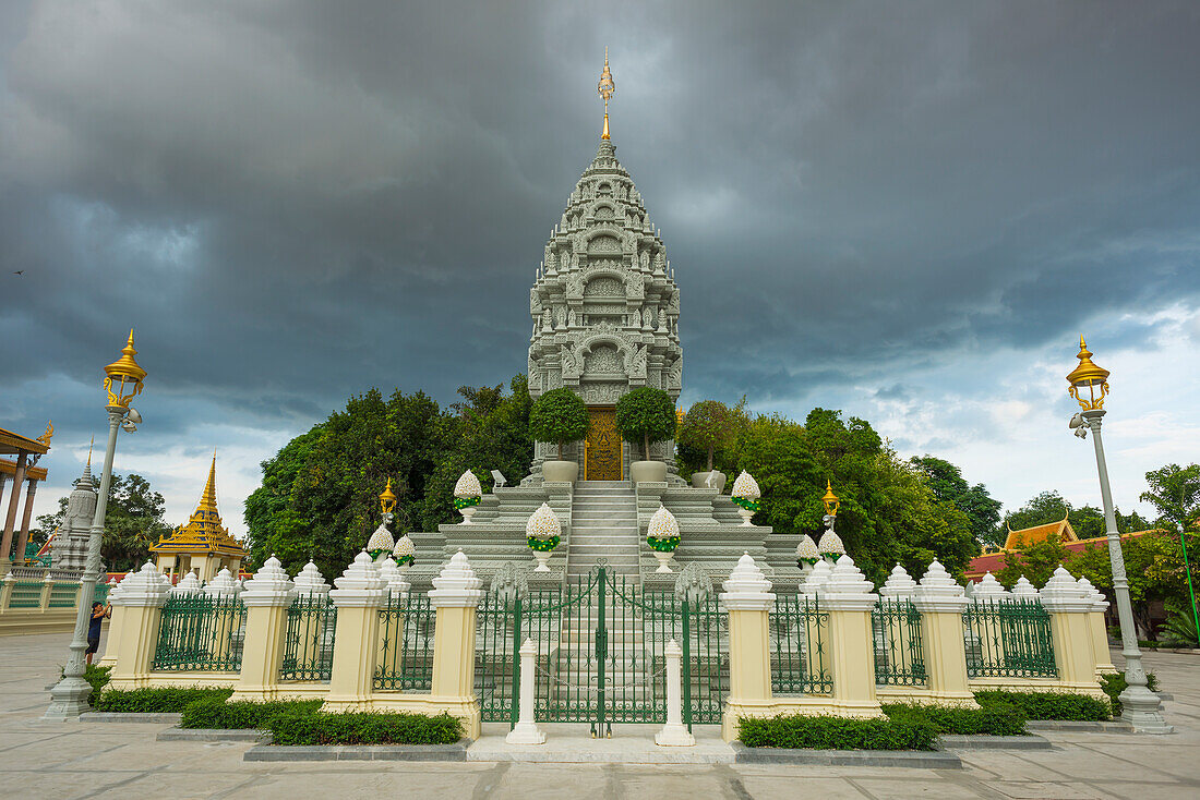 Die Gedenkstätte der geliebten Tochter des ehemaligen Königs Sihanouk; Phnom Penh, Kambodscha.