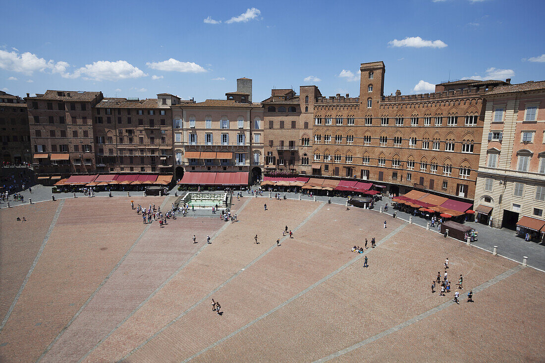 Piazza Del Campo; Siena, Toskana, Italien ?33? Piazza Del Campo; Siena, Tuscany, Italy
