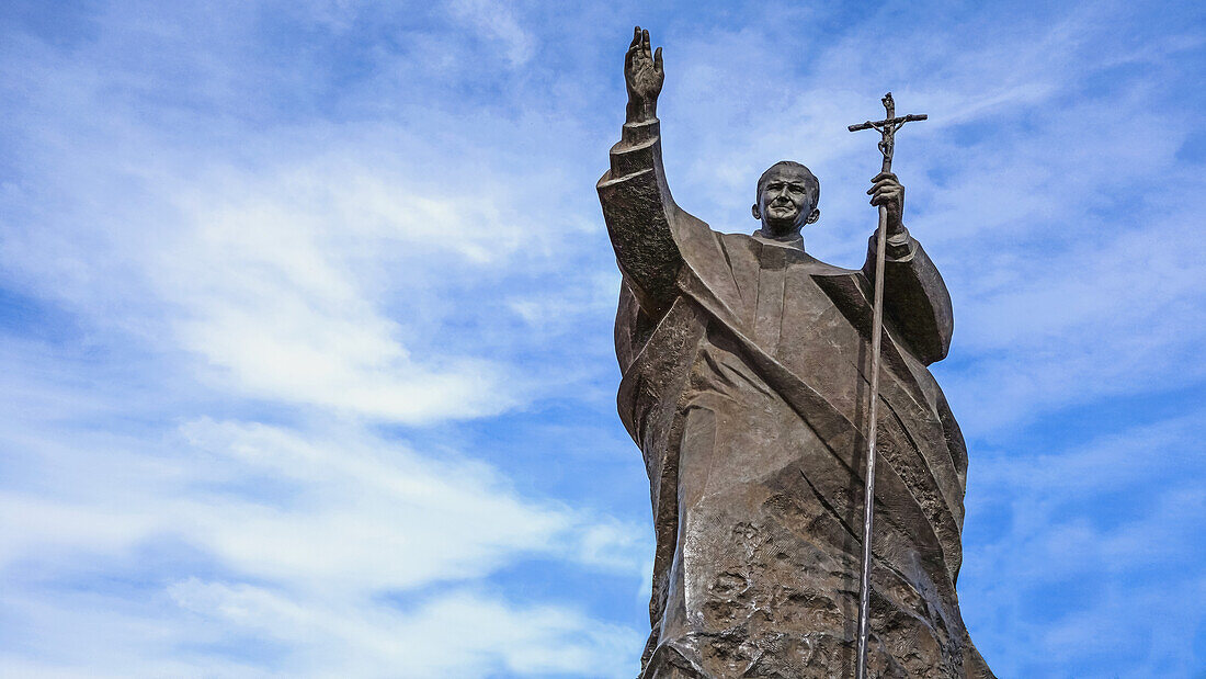 Statue Of Pope John Paul Ii; Dili, Timor-Leste